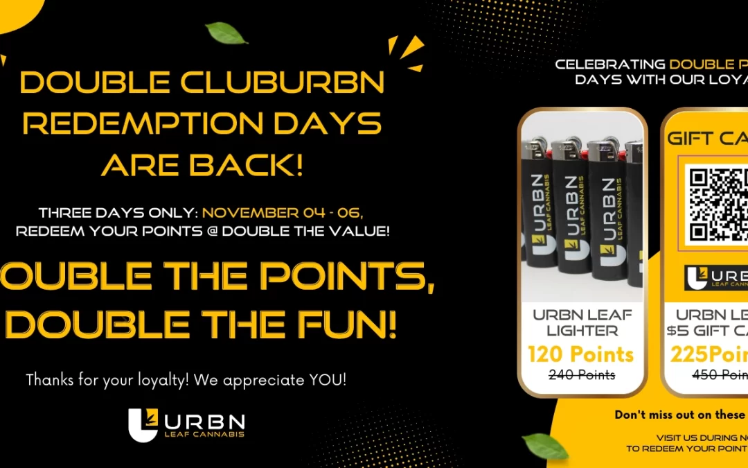 Double CLUBURBN back Nov 4