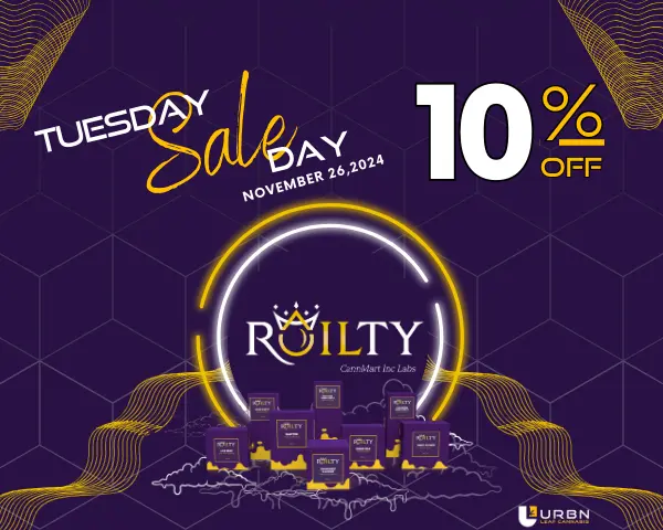 Tuesday Sale Nov 26 – 10% off Roilty