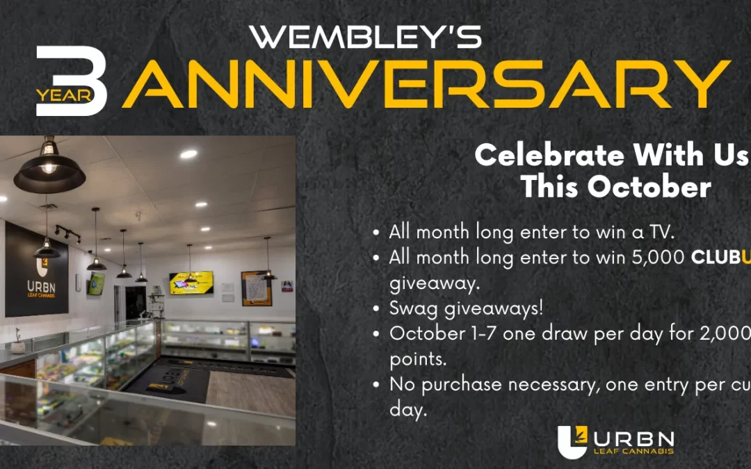 Wembley 3 year anniversary