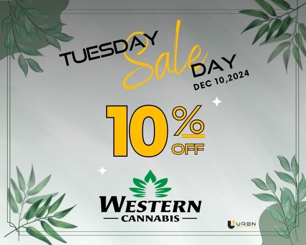 10% off Western Cannabis - Dec 10,2024