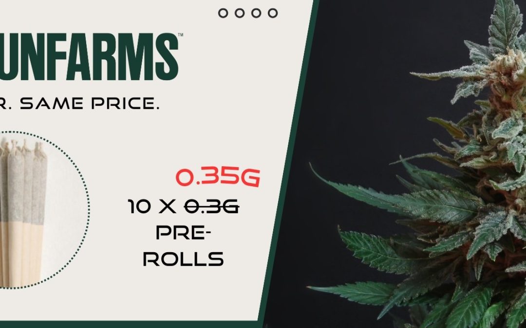 Pure Sunfarms 10×0.35g Pre-Rolls